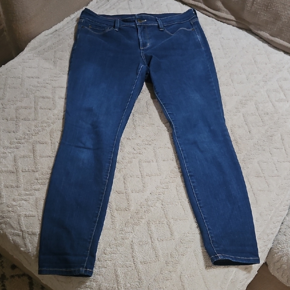 NYDJ Women's Alina Legging Blue Jeans Suze 12